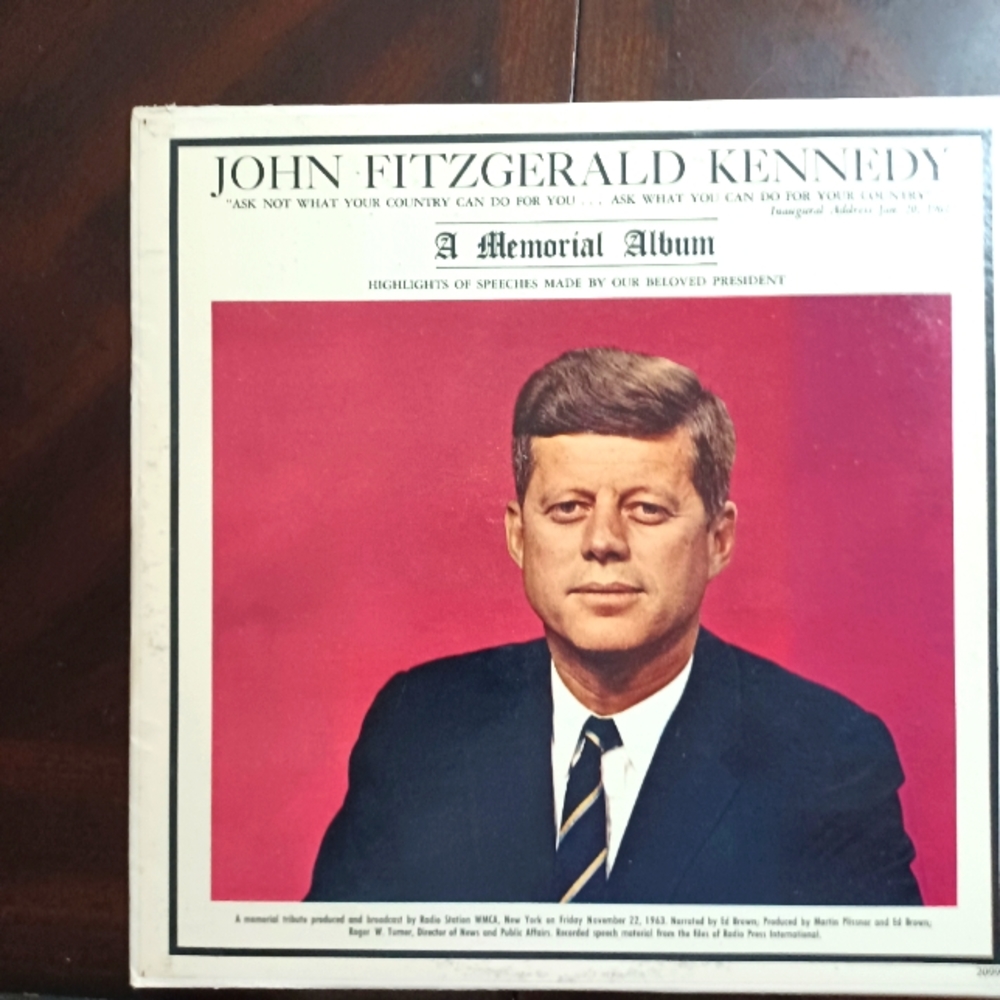John Fitzgerald Kennedy disc record